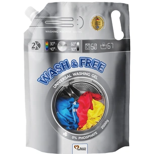 Гель для прання Wash&Free універсальний 2 кг (4260637720733) зображення 1