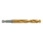 Свердло Milwaukee по металу RedHEX HSS-G TiN, 10 мм (5шт) (4932478184) - зменшене зображення 1