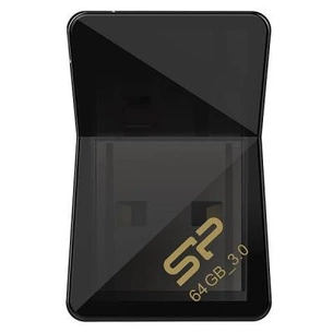 USB флеш накопичувач Silicon Power 64Gb Jewel J08 Black USB 3.0 (SP064GBUF3J08V1K) зображення 1