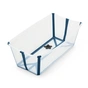 Ванночка Stokke Flexi Bath XL Складна Прозора Синя (535902) - зменшене зображення 1