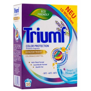 Пральний порошок Triumf Color Protection для кольорової білизни 720 г (4260266159867) зображення 1