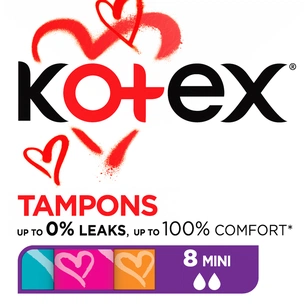 Тампони Kotex Mini 8 шт. (5029053534527) зображення 1