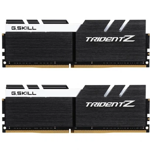 Модуль пам'яті для комп'ютера DDR4 16GB (2x8GB) 3200 MHz Trident Z Black H/White G.Skill (F4-3200C16D-16GTZKW) зображення 1