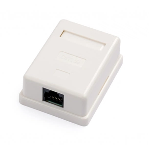 Комп'ютерна розетка RJ45x1 UTP cat.5e 8P8C Vinga (VCPRJ45O1NE) зображення 1