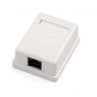 Комп'ютерна розетка RJ45x1 UTP cat.5e 8P8C Vinga (VCPRJ45O1NE) - зменшене зображення 1