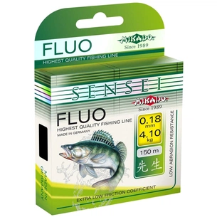 Волосінь Mikado Sensei Fluo 150 м 0,38 мм 12,8 кг Green (ZSY-038) зображення 1