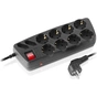 Мережевий фільтр живлення REAL-EL REAL-EL RS-10 Protect, 5m, black (EL122300040) - зменшене зображення 5