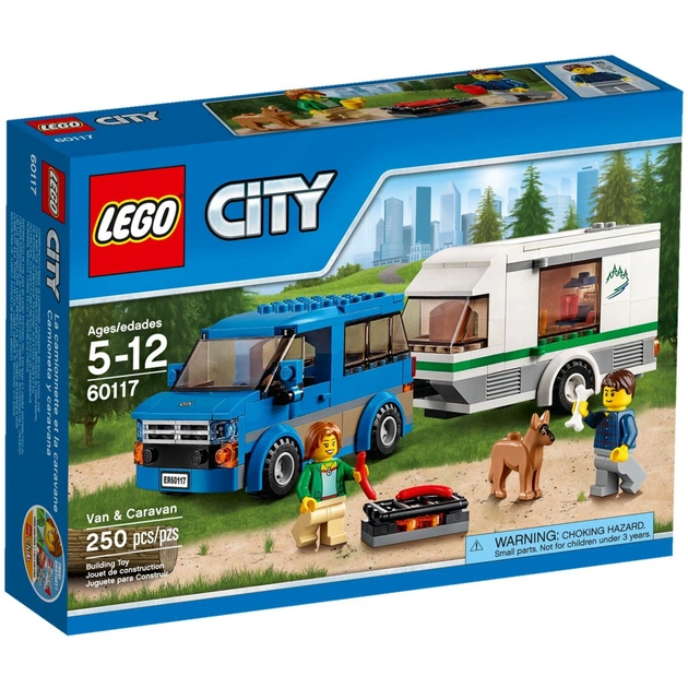Конструктор LEGO City Great Vehicles Фургон та будинок на колесах (60117) - изображение 1