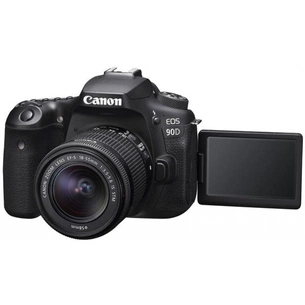 Цифровий фотоапарат Canon EOS 90D + 18-55 IS STM (3616C030) зображення 1
