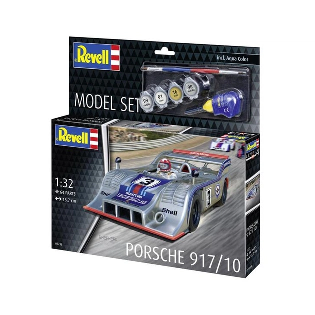 Сборная модель Revell набор автомобиль Porsche 917/10, уровень 4, 1:32 (RVL-67738) - изображение 1