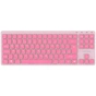 Клавіатура Canyon OnType 10 TKL Mechanical Silent Low-profile USB UA Pink (CNS-HKB10P) - зменшене зображення 1