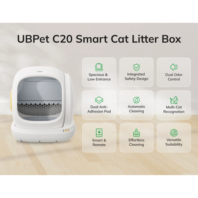 Туалет для котів Ubpet Smart Cat Litter Box (c20) - picture 10
