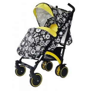 Коляска BabyHit Rainbow D200 Yellow Black (15086) зображення 1