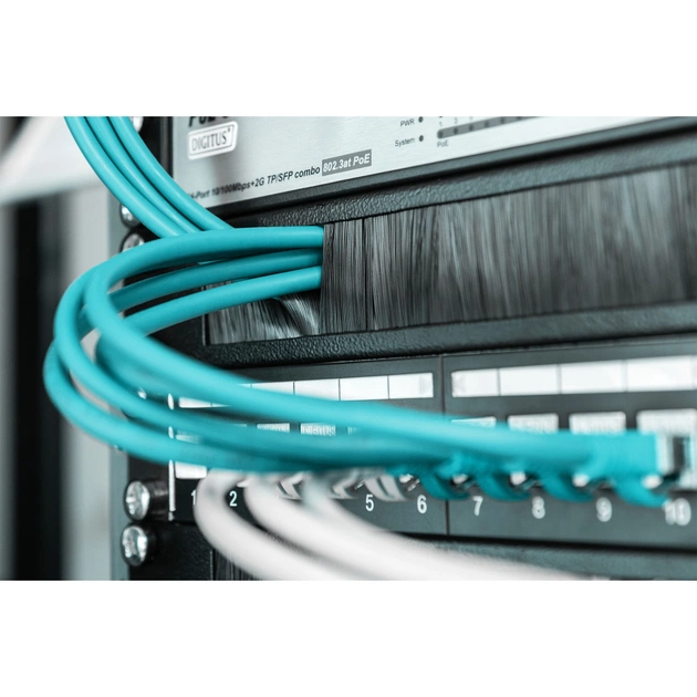 Кабельний організатор 19" 1U щіточний Digitus (DN-97661) - picture 7