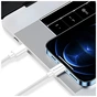 Дата кабель USB-C to USB-C 2.0m 5A 100W zinc alloy braided white ColorWay (CW-CBPDCC099-WT) - уменьшенное изображение 8