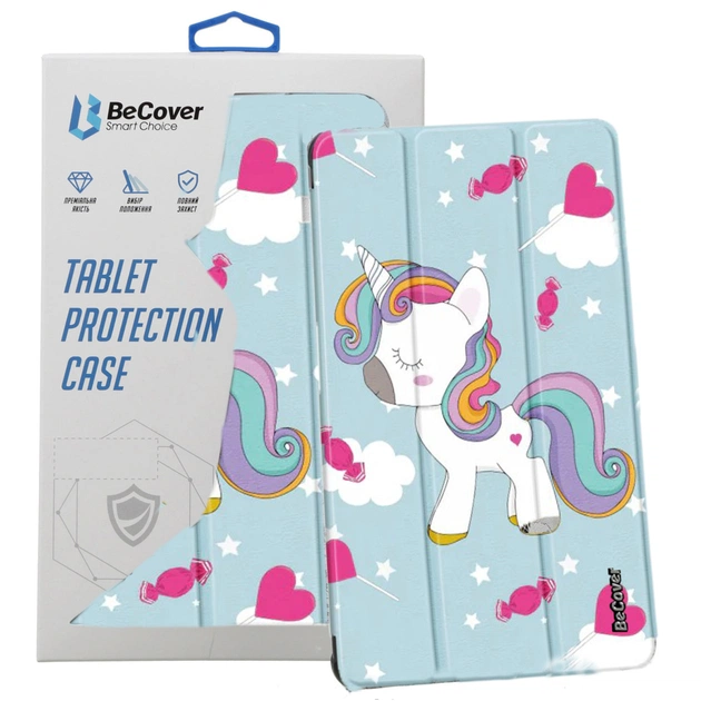 Чехол для планшета BeCover Smart Case Realme Pad Mini 8.7" Unicorn (708264) - изображение 1