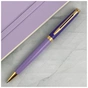 Ручка кулькова Waterman HEMISPHERE Colour Blocking Purple GT BP (22 580) - уменьшенное изображение 5