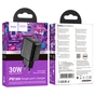 Зарядний пристрій HOCO CS22A Value USB-C PD30W Black (6942007609913) - зменшене зображення 6