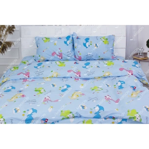 Постільна білизна MirSon Бязь 17-0522 Sharks are fun King Size (2200003658347) зображення 1
