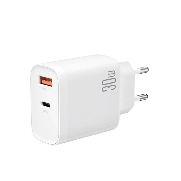 Зарядное устройство XO 1xUSB-C PD30W + 1xUSB QC3.0 (XO-QC16) - изображение 1