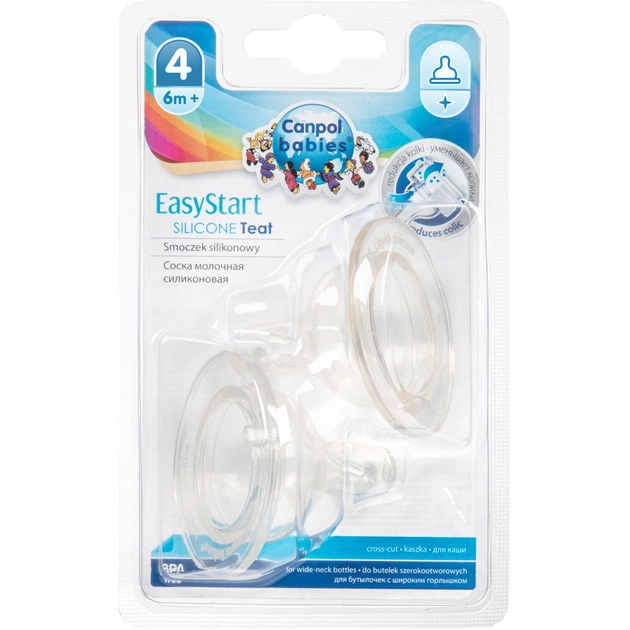 Соска Canpol babies EasyStart каша до пляшечок з широким отвором 2 шт. (21/733) - picture 2