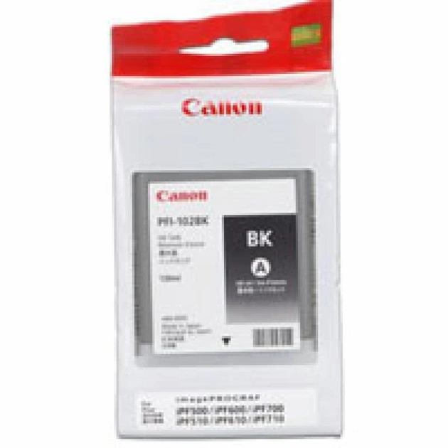 Картридж Canon PFI-102Bk (black) iPF500/600/700 (0895B001) - зображення 1