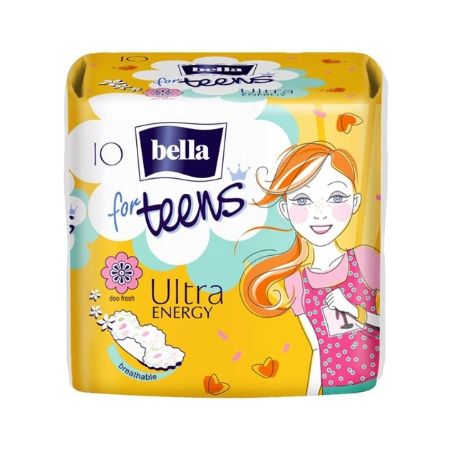 Гігієнічні прокладки Bella For Teens Ultra Energy 10 шт. (5900516302405) - изображение 1