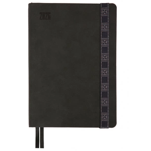 Тижневик Leo planner А5 датований 2026 "Voyage", м‘який, графітовий, 368 сторінок (252695) picture 1