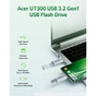 USB флеш накопичувач Acer 32GB UP300 Silver USB 3.2/Type-C (BL.9BWWA.588) - зменшене зображення 8
