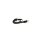 Патч-корд 0.5м UTP cat.7, CU, RJ45, плоский, black Weepda (PCMF-CU7/0.5Bk) - уменьшенное изображение 2