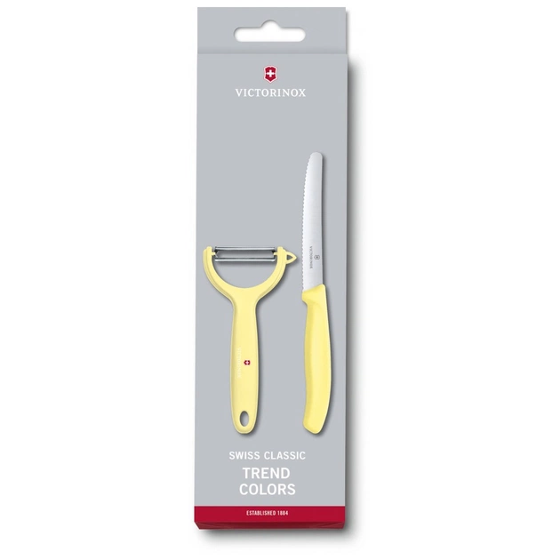 Набір ножів Victorinox SwissClassic Paring Set Tomato and Kiwi Yellow (6.7116.23L82) - зображення 1