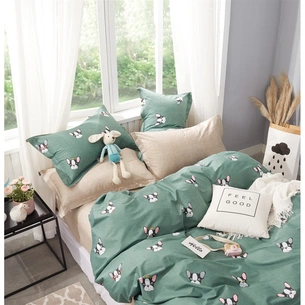 Постільна білизна MirSon Бязь Premium 17-0356 Burkina Faso Сімейна (2200002664035) зображення 1