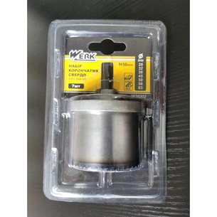 Коронка Werk корончатих 7 предметів , 25-32-38-45-50-56-63 мм "2" (101841) зображення 1