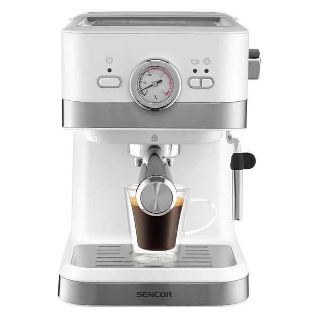 Ріжкова кавоварка еспресо Sencor SES 1720WH - зображення 3