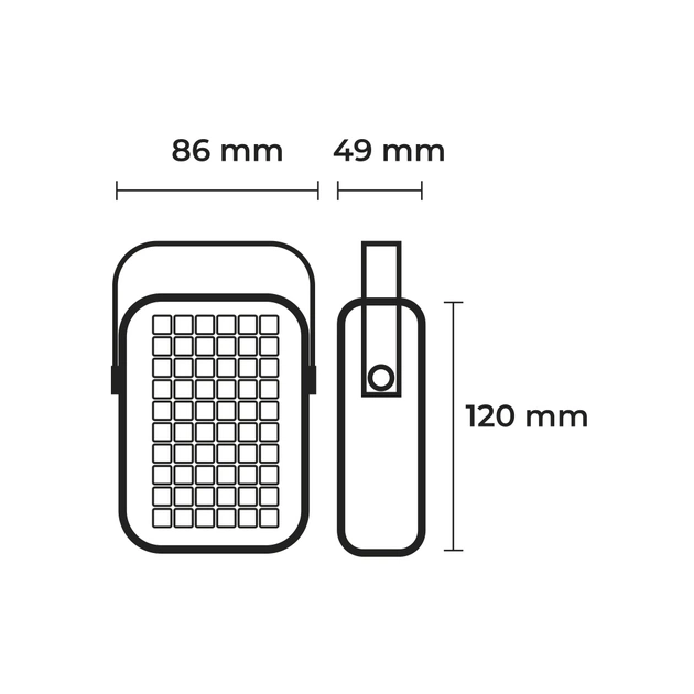 Інсектицидна лампа Eurolamp Акумуляторна 5W IP20 1200mAh (MK-5W(LIGHT)B) (4262380667051) - зображення 3