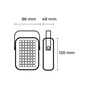 Інсектицидна лампа Eurolamp Акумуляторна 5W IP20 1200mAh (MK-5W(LIGHT)B) (4262380667051) - зменшене зображення 3