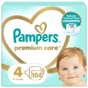 Підгузки Pampers Premium Care Maxi Розмір 4 (9-14 кг) 104 (4015400465447) зображення 1