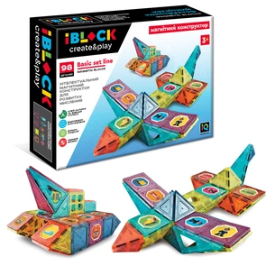 Конструктор iBlock Магнітний 98 деталей (PL-921-247) зображення 1