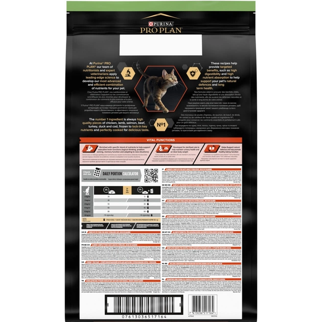 Сухий корм для кішок Purina Pro Plan Sterilised з лососем 10 кг (7613036517164) - picture 3