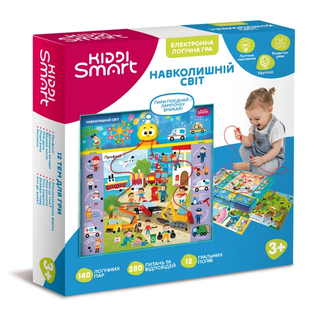 Настільна гра Kiddi Smart Вікторина Навколишній світ S2 (157-A-0022-UA) - зображення 1