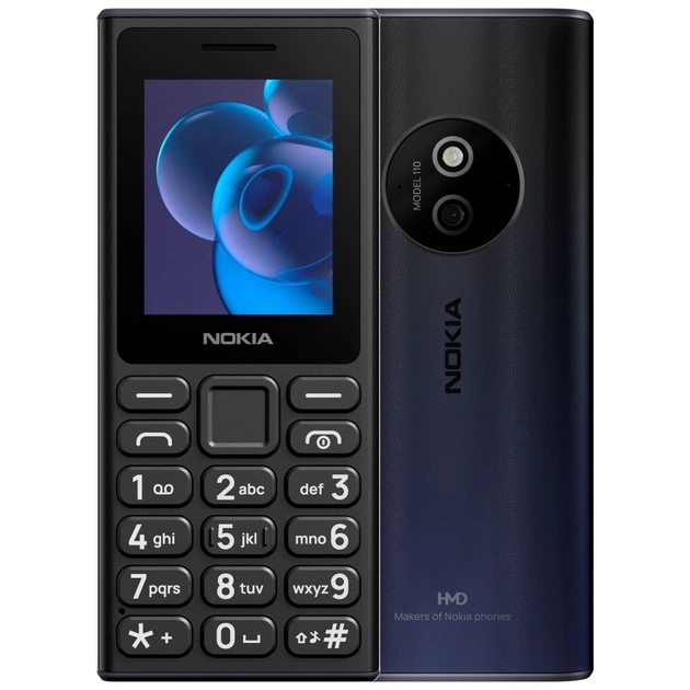 Мобільний телефон Nokia 110 DS 2024 Black - зображення 1