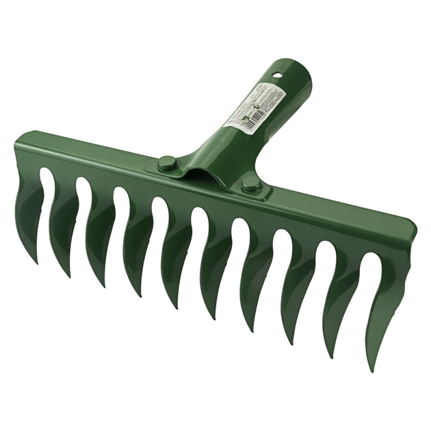 Граблі Grad кручені 10 зубів 265x82мм заклепувальне кріплення (29350) - picture 1