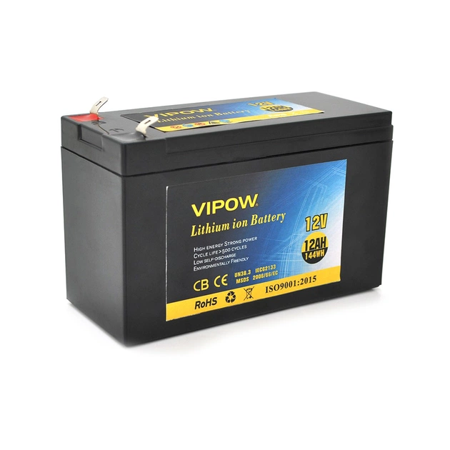 Батарея к ИБП Vipow 12V - 12Ah Li-ion (VP-12120LI) - изображение 1
