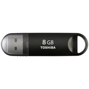 USB флеш накопичувач Toshiba 8GB Suzaku Black USB 3.0 (THN-U361K0080M4) зображення 1