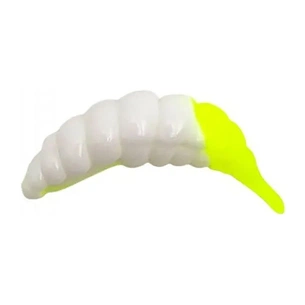 Силікон рибальський FishUP Ozi 1.2" 131 - White/Hot Chartreuse, cheese taste (10шт/уп) (1864.14.16) зображення 1