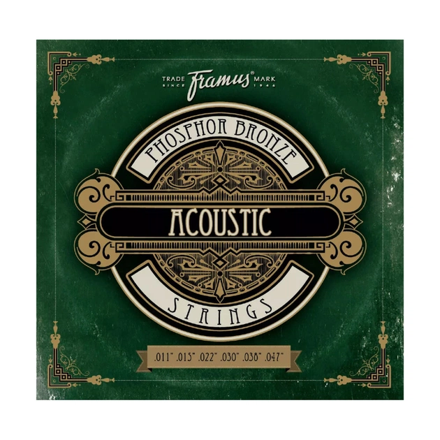 Струны для гитары Framus Phosphor Bronze Light (11-47) (47200 L) - изображение 1