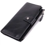 Гаманець Vintage З натуральної шкіри Чорний (22885) - уменьшенное изображение 1