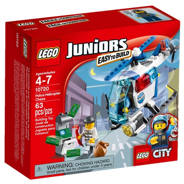Конструктор LEGO Juniors Погоня на поліцейському гелікоптері (10720) - изображение 1