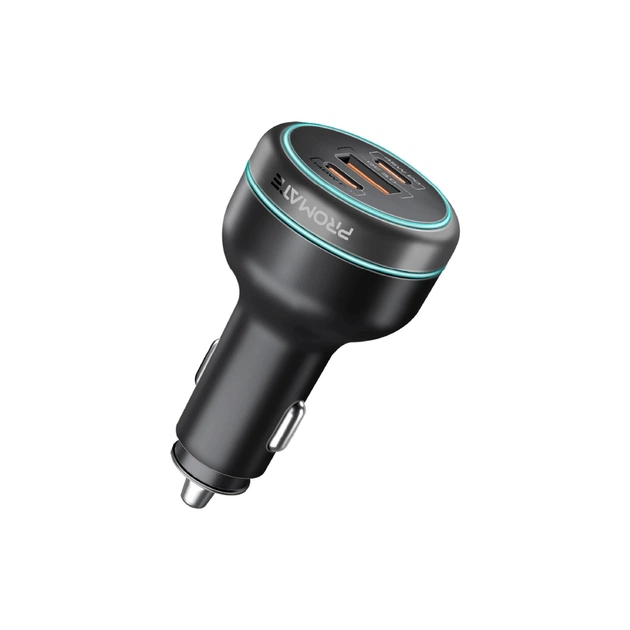 Зарядний пристрій Promate 2xUSB-C PD + USB-A QC3.0 (powerdrive-230) - зображення 1