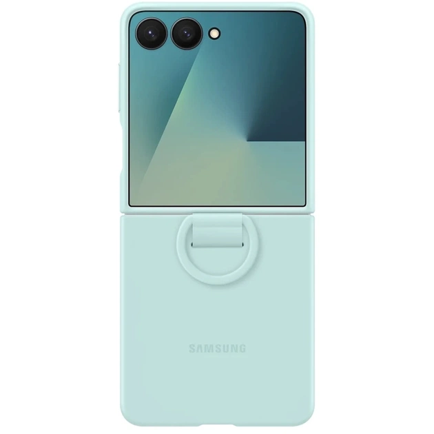 Чохол до мобільного телефона Samsung Silicone with Ring Galaxy Flip 7 Black (EF-PF766TMEGUA) - зображення 1